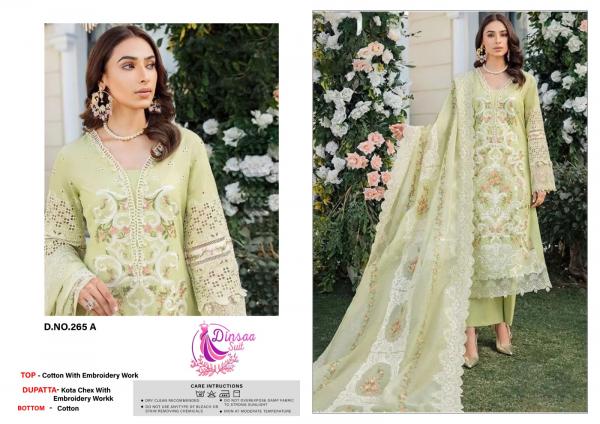 Dinsaa 265 A To D Embroidered Pakistani Salwar Kameez